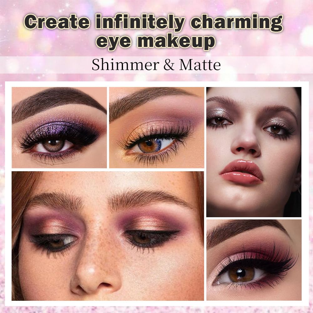 SUAKE Neutral Smokey Eye Shadow Palette,Nude Mauve Rose Gold Cream Eyeshadow Palette,Make Up Pallets for Women, Highly Pigmented Long Lasting Naturing-Looking,Blendable,Vegan-BrightBean Baby