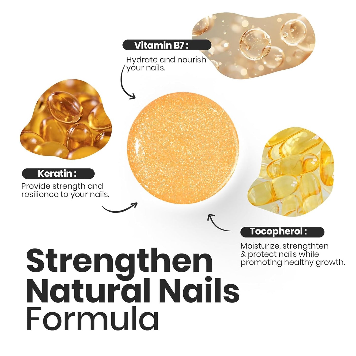 Beetles Neon Nail Polish Set, 6 Colors Glitter Nail Polish Kit Shimmer Pink Blue Green Yellow Orange Neon Fever Quick Dry Fingernail Polish Gifts for Women Salon DIY Manicure Kit-BrightBean Baby