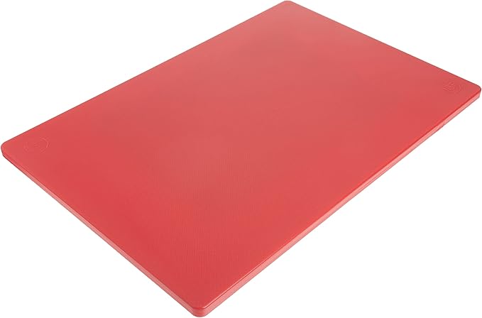 Winco Cutting Board, 12 by 18 by 1/2-Inch, Red