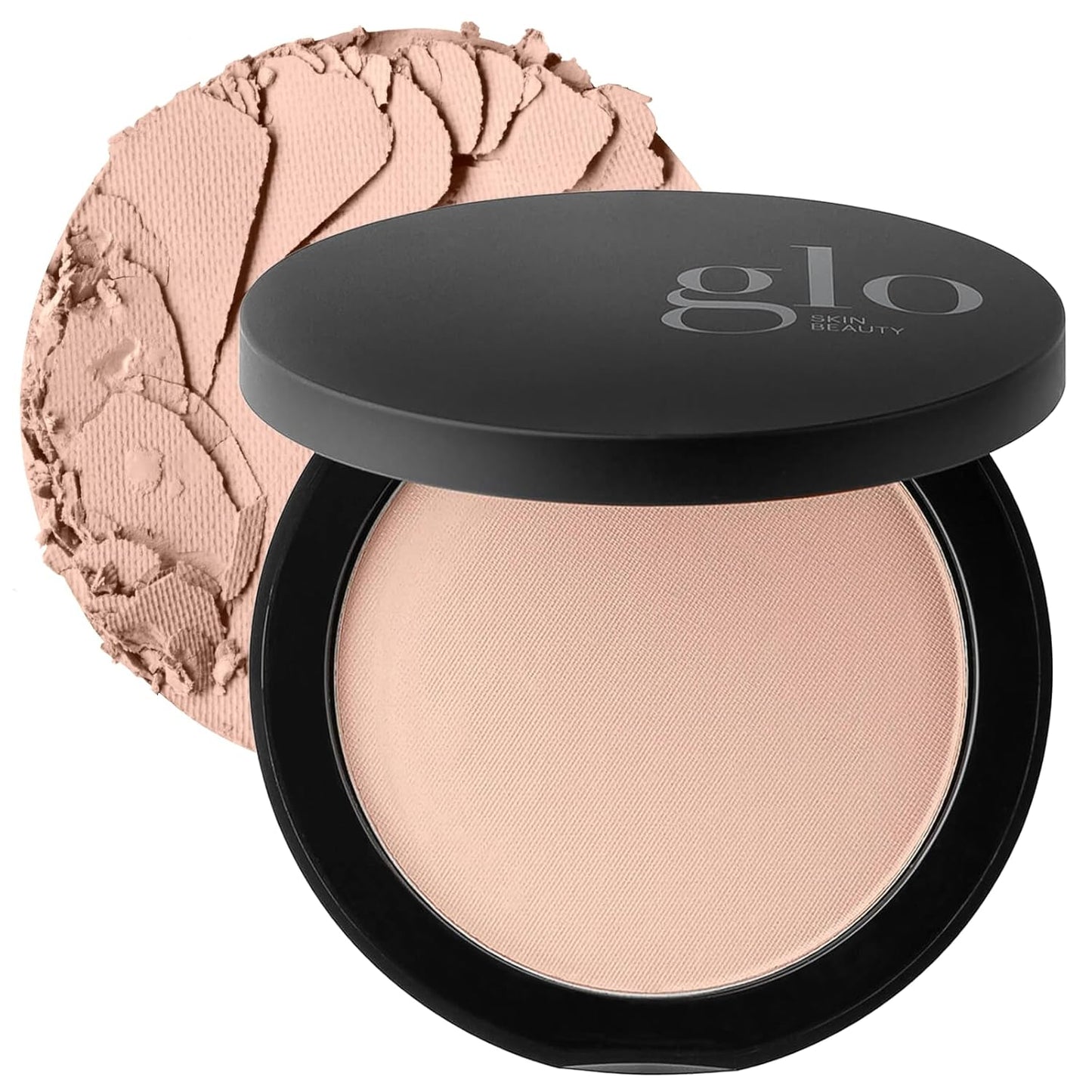 Glo Skin Beauty Pressed Base Powder Foundation Makeup (Beige Light) - Flawless Coverage for a Radiant Natural, Second-Skin Finish-BrightBean Baby