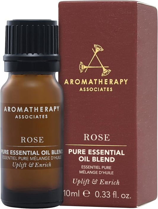Aromatherapy Associates Rose Pure Essential Oil Blend. Premium Undiluted Blend to Uplift The Senses. Hand-Crafted with Rose, Geranium and Palmarosa (0.33 fl oz)-BrightBean Baby
