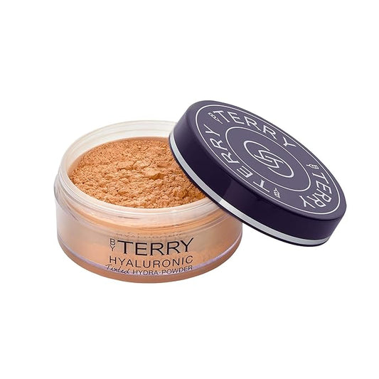 By Terry Hyaluronic Tinted Hydra-Powder, Non-Drying Loose Face Setting Powder, Blur Imperfections & Mattify, Medium Fair, 0.35 oz-BrightBean Baby