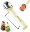 Heated Ice Cream Scoop with On/Off Switch(Latest Gen 3.0): Rechargeable Electric Icecream Scooper with Holder,2025 Kitchen Gadgets for Hard Ice Cream, Waterproof IP67,Max to 158℉