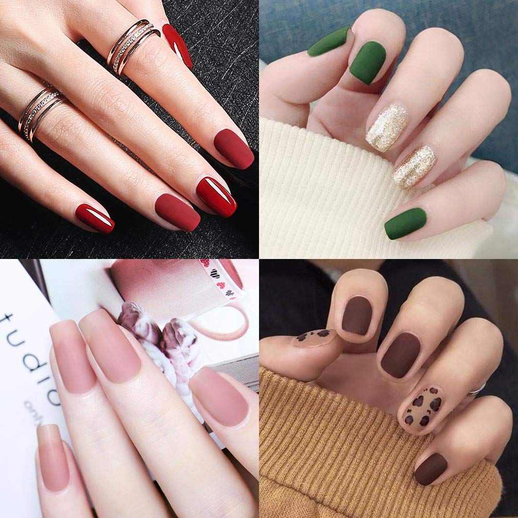 VENALISA 2 Pcs No Wipe Matte Gel Top Coat and Base Coat Set- Matte Top Coat Gel Nail Polish Kit, Soak Off Nail Art Home and Professional Manicure-BrightBean Baby