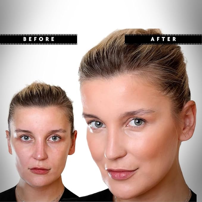 Ready to Wear Lasting Couture Finish - Color Correcting Powder Makeup Compact, Universal Correcting Foundation - Deluxe Size-BrightBean Baby