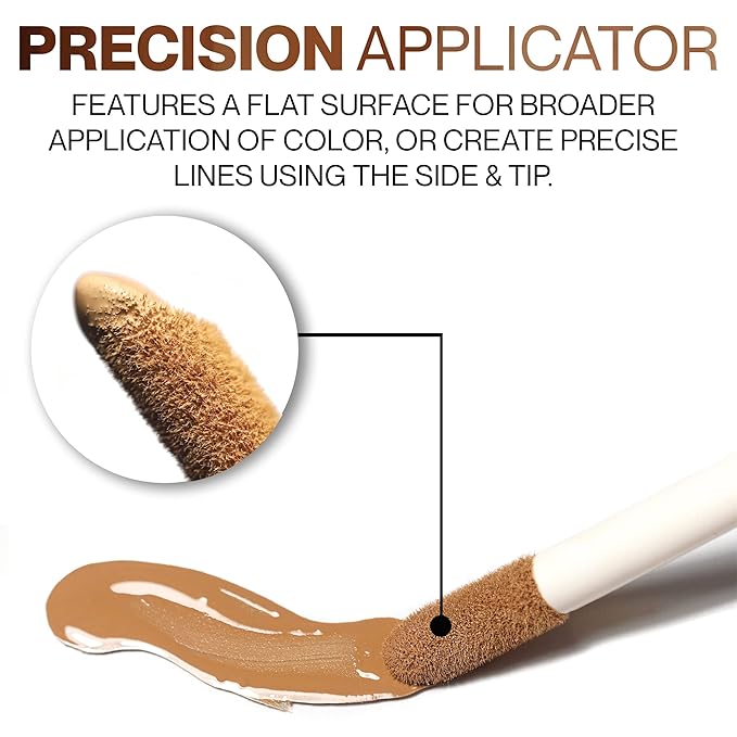 HIDE Liquid Concealer, 0.5 fl. oz. - Medium to Full Coverage Matte Concealer for Acne, Blemishes, Under Eye Dark Circles & Hyperpigmentation, Oil Free Concealer, Color For All Skin Tones (Walnut)-BrightBean Baby