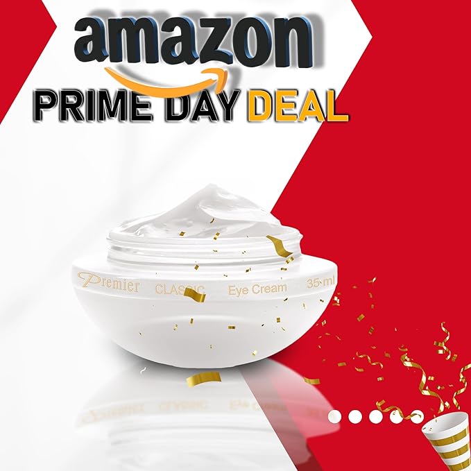 Premier Dead Sea Eye Cream, Age defying, Helps minimize wrinkles, Dark circles, sagging skin, Reduce bags, vitamin A & E, hyaluronic acid, anti-aging, Hypoallergenic, classic collection 1.2fl oz-BrightBean Baby