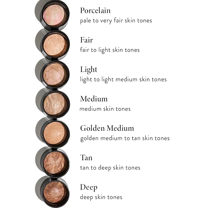 LAURA GELLER NEW YORK Award-Winning Baked Balance-n-Brighten To Go Travel Size Color Correcting Powder Foundation - Golden Medium - Buildable Light to Medium Coverage - Demi-Matte Natural-BrightBean Baby