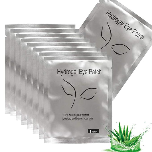 50 Pairs Under Eye Pads, Eyelash Extension Eye Pad for Lash Extensions, Hydrogel Eye Patch DIY False Eyelash Lash Extension Makeup Eye Gel Pad-BrightBean Baby