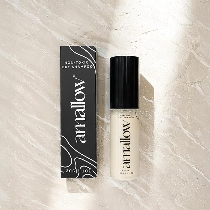 Amallow - Non Toxic Dry Shampoo Powder – With Organic Ingredients - Arrowroot, Bentonite Clay, Aloe Vera, & Essential Oils – No Talc, No Aerosol - Men & Women - Great For Travel-BrightBean Baby