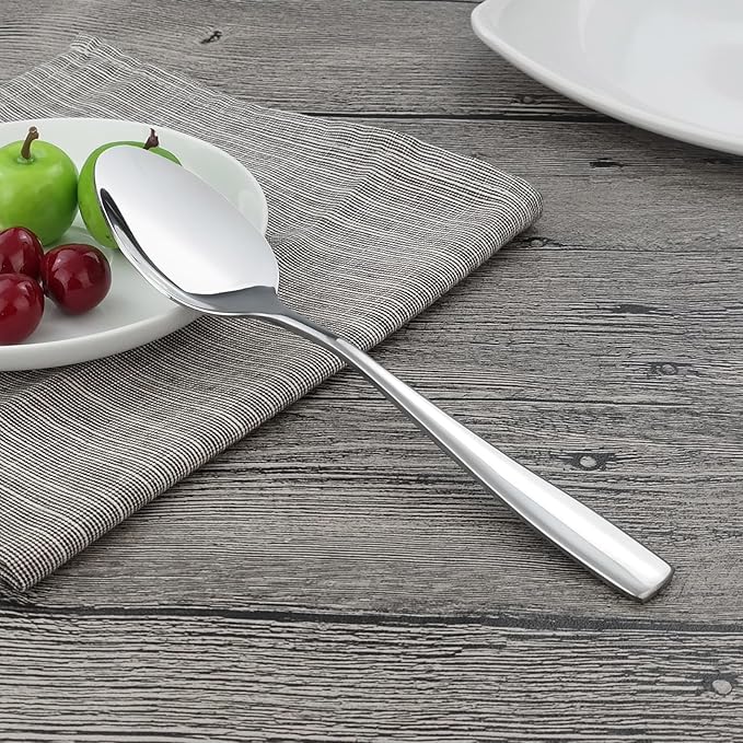 16-Piece Stainless Steel Dessert Spoons