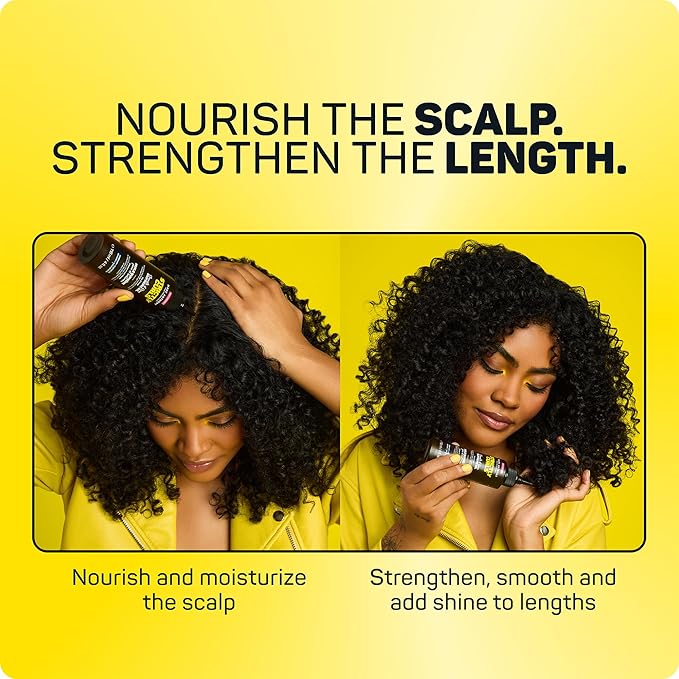Marc Anthony Nourishing Scalp & Hair Supreme Oil, Strictly Curls - Adds Shine, Reduces Frizz and Breakage - For Curly Hair - Rosemary, Castor Oil - 4 fl oz-BrightBean Baby