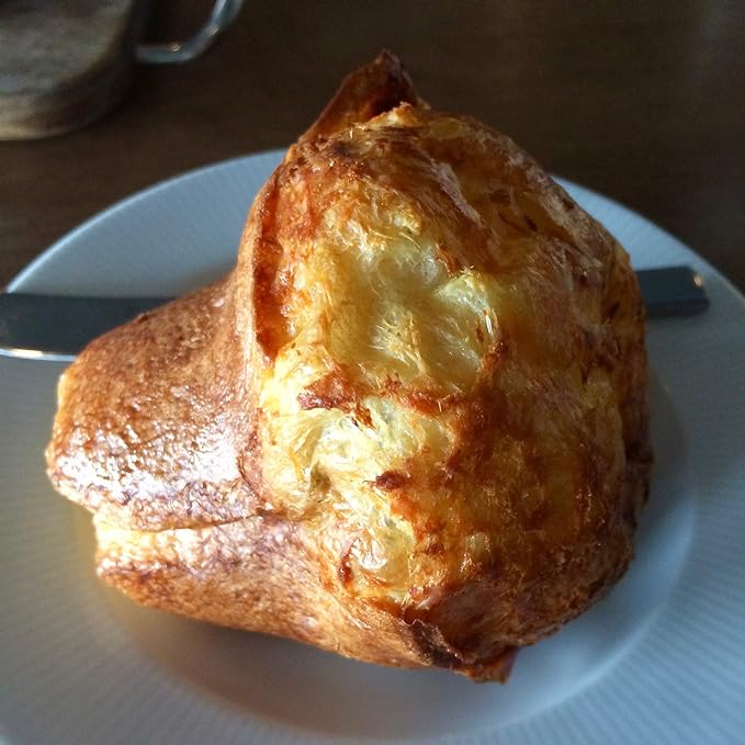 Fox Run Non-Stick Popover Pan, 6 Cup Yorkshire Pudding Pan, Grey