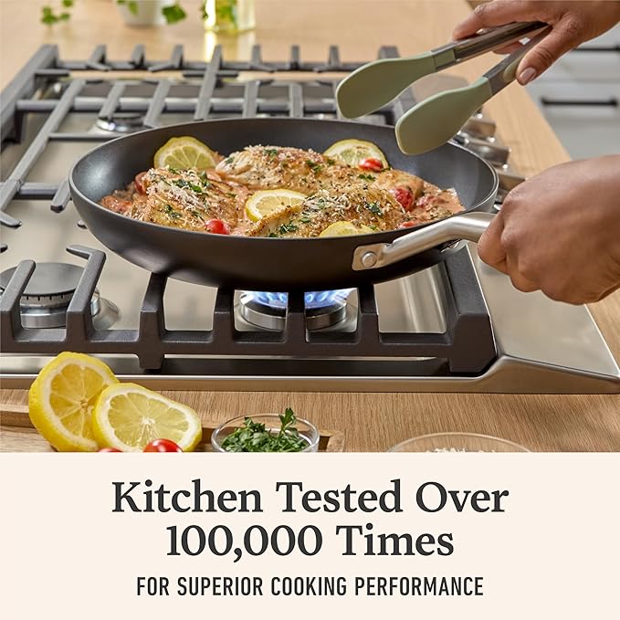Calphalon Hard-Anodized Nonstick Cookware Set - 10 Piece Professional Kitchen Pots and Pans