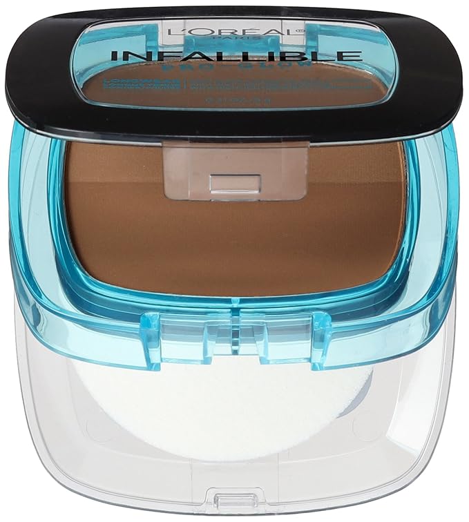 L'Oréal Paris Infallible Pro Glow Pressed Powder, Cocoa, 0.31 oz.-BrightBean Baby