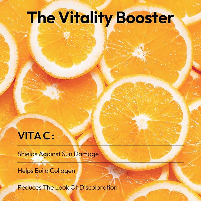 LAPCOS Vita C Sheet Mask, Daily Face Mask with Vitamin C to Renew Skin, Korean Beauty Favorite, 5-Pack-BrightBean Baby