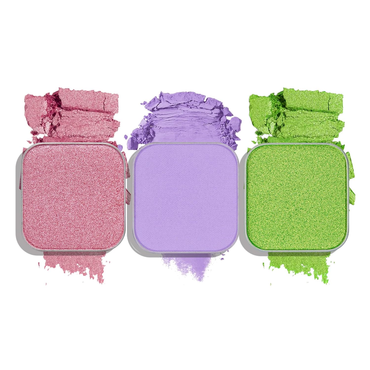 3-Color Eyeshadow Combo Pack – Matte & Shimmer Neutral Shades,Powder, Highly Pigmented, Long-Lasting, Refills Pans for Custom Magnetic Palette-BrightBean Baby