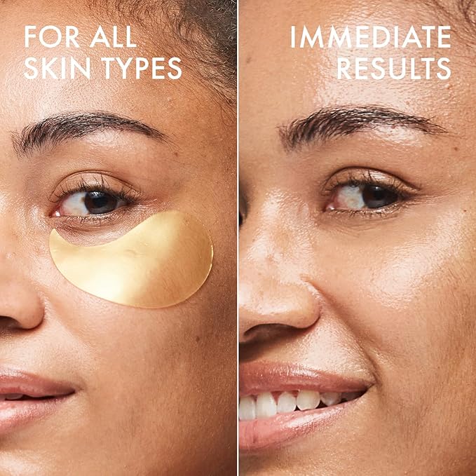 depology Restoring Hydrogel Under Eye Patch | 60 Patches | Brightening Caffeine Gold Pads for Dark Circles | Puffiness | Wrinkles | Refresh | Travel-BrightBean Baby