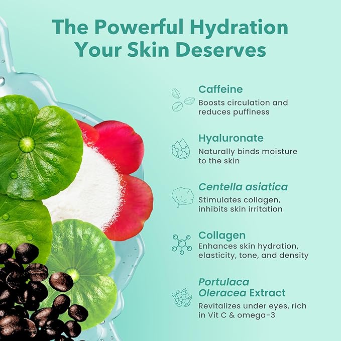 Patchology Rejuvenating Under Eye Gels - Hydrating Eye Mask w/Caffeine & Collagen - Under Eye Patches For Dark Circles - Puffy Eyes Care, minimize Puffiness & Wrinkles Reducer (15 Pairs)-BrightBean Baby