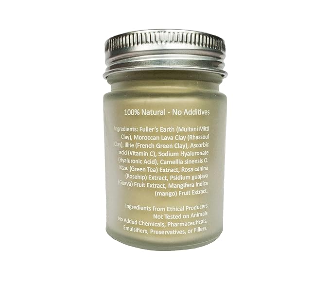 100% Natural Vitamin C Clay Exfoliating Face Mask 120g All Clay & No Water …-BrightBean Baby