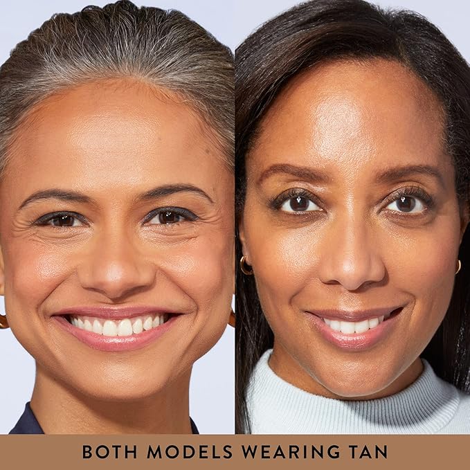LAURA GELLER NEW YORK Laura's Must-Haves Kit 3pc: Baked Balance-n-Brighten Powder Foundation, Tan + Spackle Skin Perfecting Makeup Primer, Hydrate + Airbrush Round Kabuki Brush-BrightBean Baby