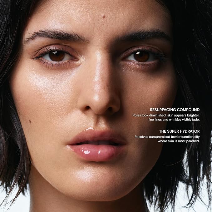 U Beauty Resurfacing Compound + Super Hydrator Set, Vitamin C Serum with Retinol, Vit E, Aha Exfoliant, Hyaluronic Acid for Daily Anti-Aging-BrightBean Baby