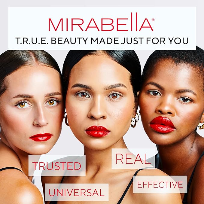 Mirabella Dual Finish Blush & Powder Brush – Angled Vegan Makeup Brush for Cheeks, Super-Soft Synthetic Bristles, Weighted Aluminum Handle, Cruelty-Free, Professional Quality-BrightBean Baby