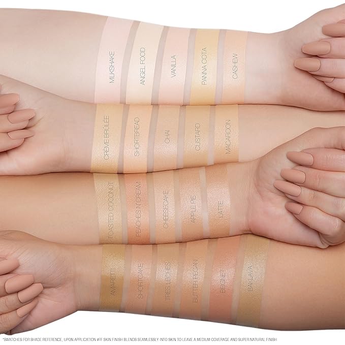 HUDA BEAUTY #FauxFilter Skin Finish Buildable Coverage Foundation Stick 330N Butter Pecan-BrightBean Baby