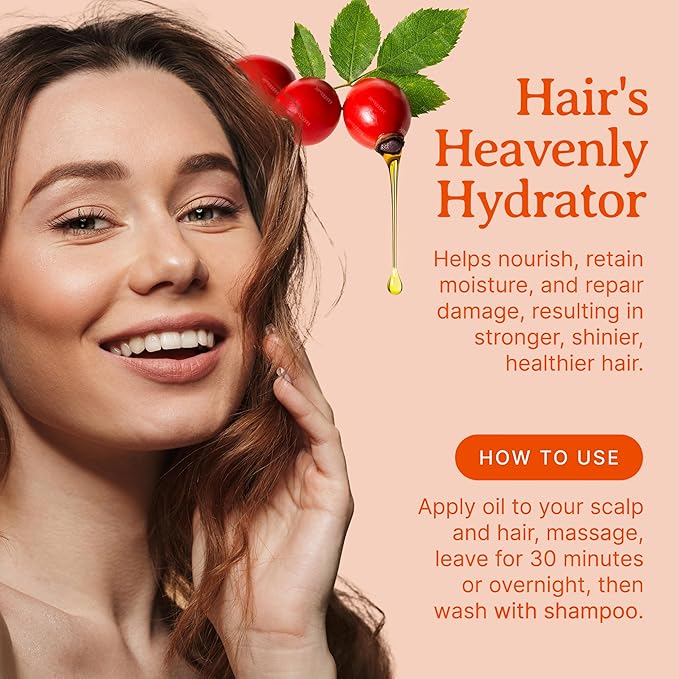 Bella Terra Oils Pure Rosehip Seed Oil – 1 gallon, Nourishing, Hydrating, Rejuvenating, Rich in Vitamins, Enhances Hair and Skin Health-BrightBean Baby