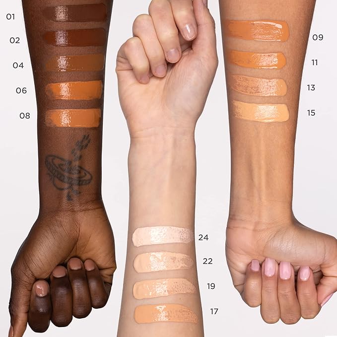 Pacifica Beauty Kind Tint Tinted Serum, Skincare, Vegan Collagen, Hyaluronic Acid, Vitamin C, Niacinamide, Caffeine, Hydrating, Lightweight Foundation, Natural Dewy Skin, Shade 13, 1 fl oz (1 Count)-BrightBean Baby