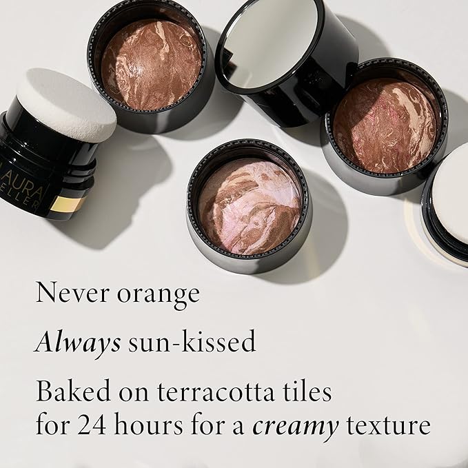 LAURA GELLER NEW YORK Bronze-n-Brighten Baked To Go - Travel Size - Fair - Natural Bronze Glow-BrightBean Baby