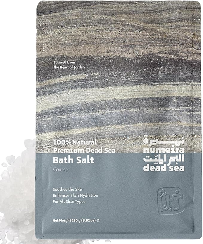 Dead Sea Salts for Soaking Relaxing Sea Salt Bath Soak for Body Rejuvenation - Natural Mineral Salts - Coarse Dead Sea Salt Unscented Bath Salts for Women & Men (2.2 lb)-BrightBean Baby