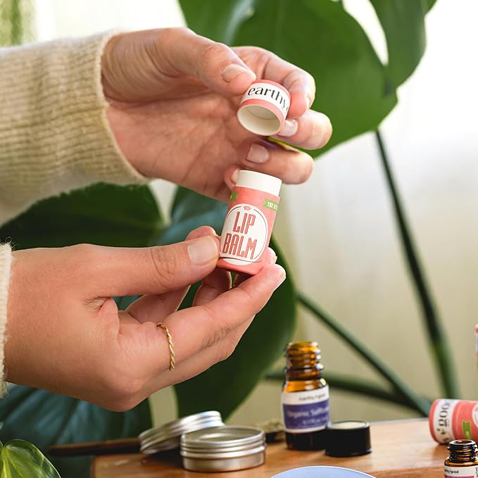 Earthy Good Organic DIY Lip Balm Making Craft Kit By Kiss Naturals-BrightBean Baby