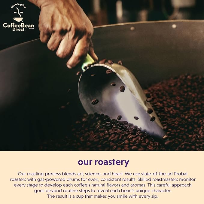Coffee Bean Direct Kenya AA, Whole Bean Coffee, Light Roast, 1 Pound Bag (Pack of 1)