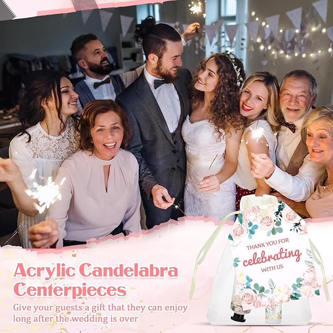 25 Set Wedding Lip Balms and Hand Cream Gift Set Include 25 Moisturizing Hand Care Cream 25 Lip Balms with Thank You Cards and Bags Bridesmaid Gift Set for Bridal Shower Wedding(Floral)-BrightBean Baby