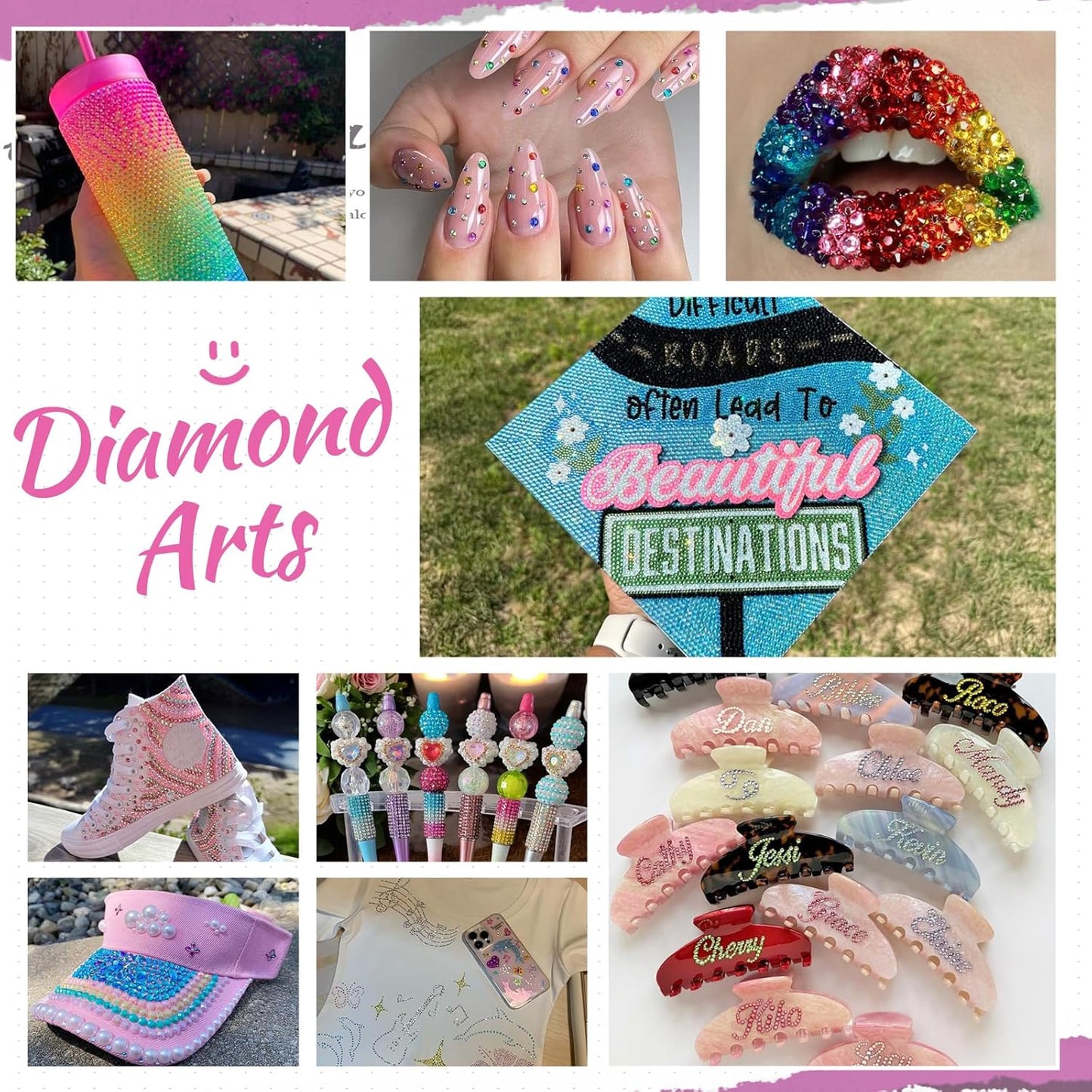 Zefy 40 Colors Resin Jelly Rhinestones for Bedazzling, 3mm 32000 Pcs Flatback Gems for Crafting, Bedazzling Kit with 3Pcs B7000 Glue for Clothing Shoes Nail Book Diamond Art-BrightBean Baby