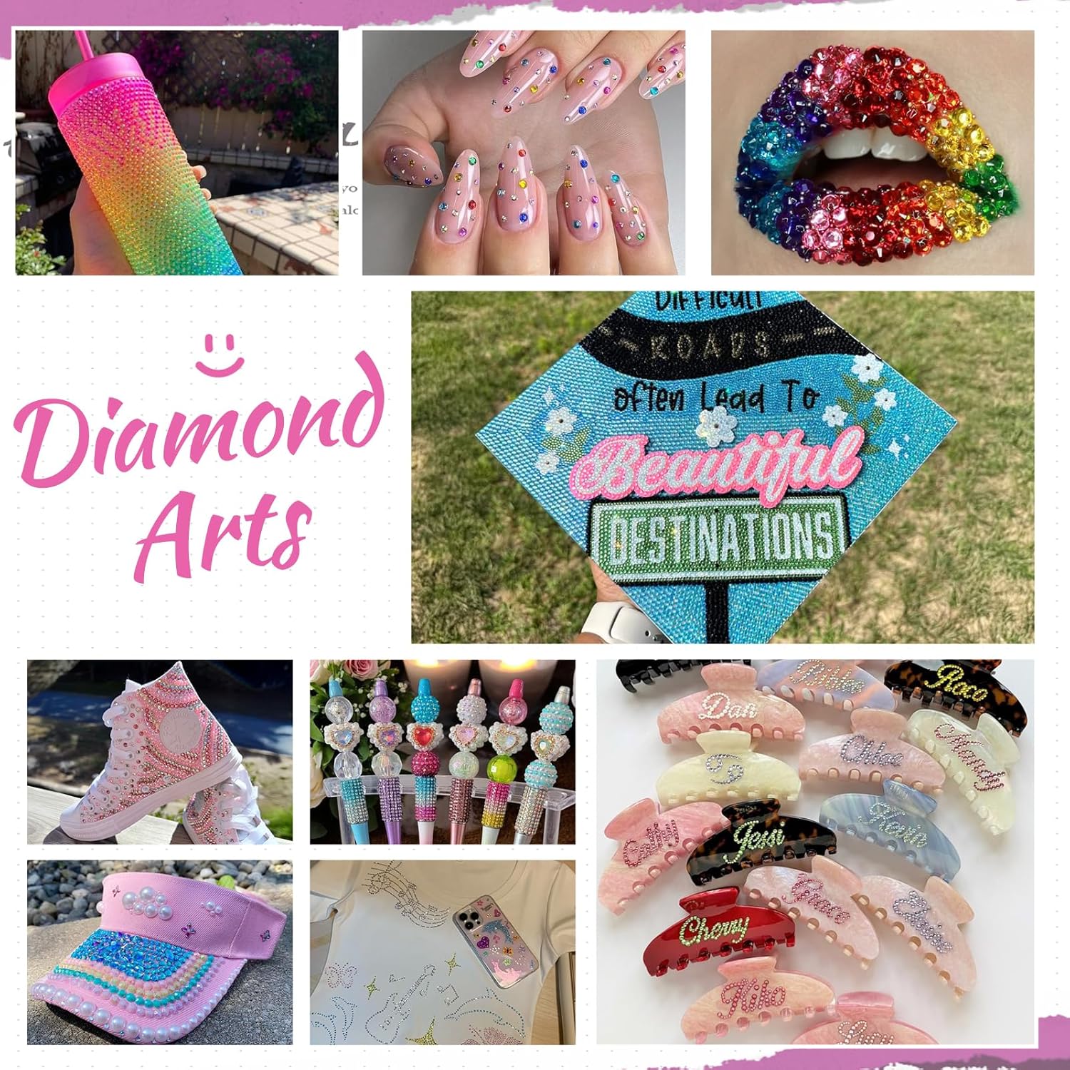 Zefy 40 Colors Resin Jelly Rhinestones for Bedazzling, 3mm 32000 Pcs Flatback Gems for Crafting, Bedazzling Kit with 3Pcs B7000 Glue for Clothing Shoes Nail Book Diamond Art-BrightBean Baby