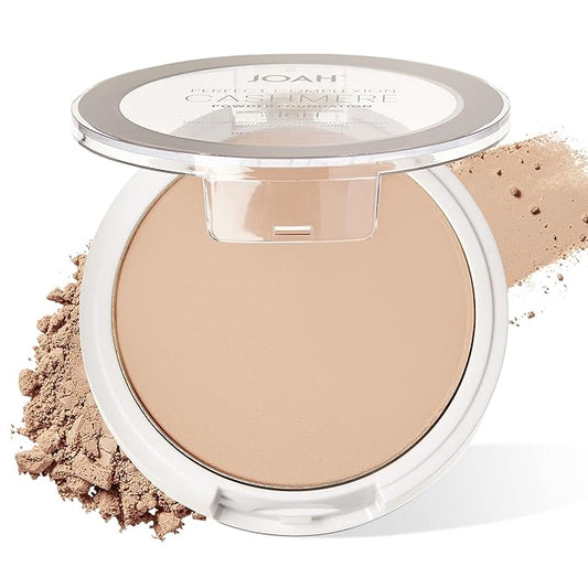 JOAH Beauty Perfect Complexion Cashmere Powder foundation_FW010, Fair with Warm Undertone-BrightBean Baby