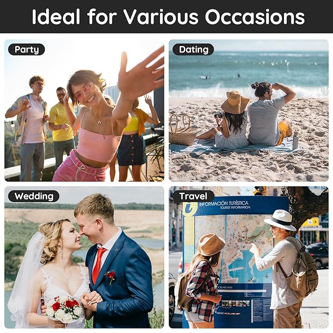 Segbeauty Travel Perfume Atomizer Refillable, 5 Packs 10ML Glass Spray Bottle for Perfume,Mini Portable Bottles Empty Fine Mist Sprayer Fragrance Cosmetic Container Kit Essentials, Gradient Blue-gold-BrightBean Baby