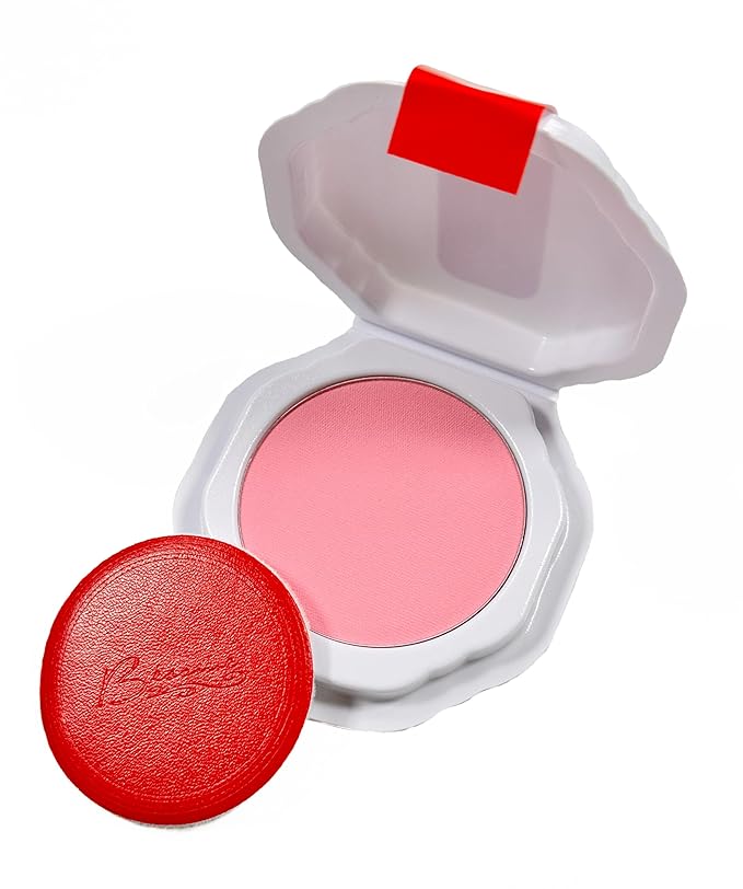 Besame Cosmetics - Touch of Pink Blush Refill, Pressed Powder Travel Compact Blush Refill-BrightBean Baby