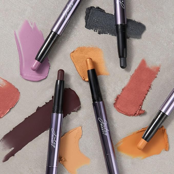 Julep Eyeshadow 101 Cream-to-Powder Waterproof Shadow Stick – Black Cherry Matte – Long-Lasting, Crease-Proof, Rich Toned Burgundy Matte Cream Eyeshadow with Built-in Smudger
