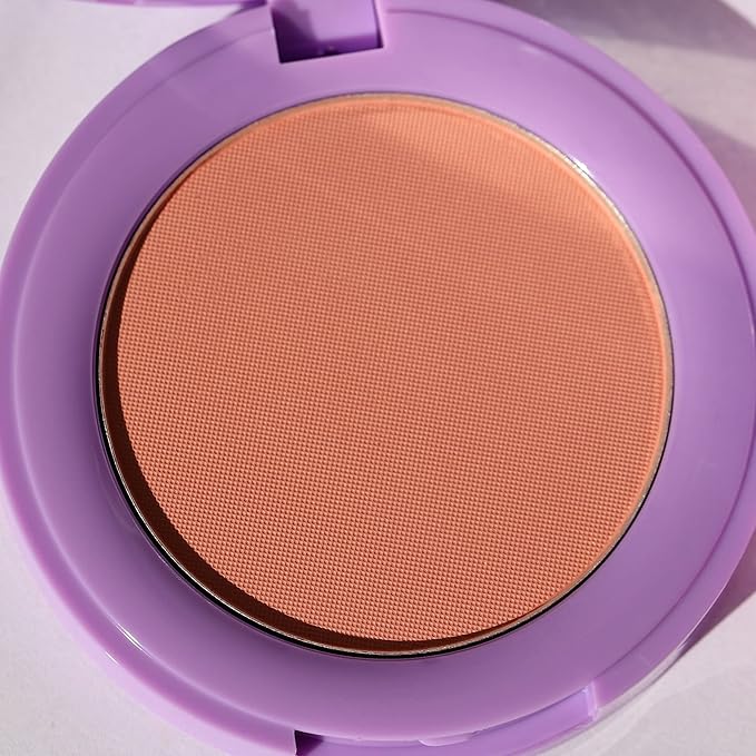 Half Caked In Bloom Powder Blush | vegan & cruelty-free, fragrance-free, highly pigmented, primer-infused | 3.8g (Me & U)-BrightBean Baby