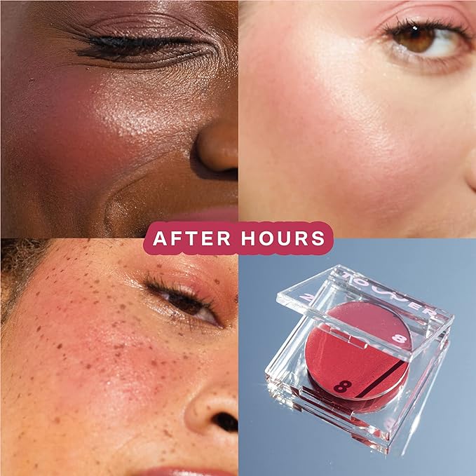 Tower 28 Beauty BeachPlease Cream Blush for Cheeks and Lips - Multi-Purpose Lip and Cheek Tint in Berry Blush - for Sensitive Skin – Color AFTER HOURS, Luminous Finish-BrightBean Baby