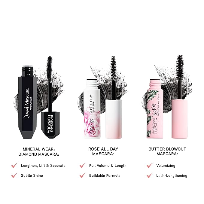 Physicians Formula Holiday Makeup Sets The Greatest Hits Diamond Collection | Mascara, Lip Plumper, Eyeshadow Christmas Gift-BrightBean Baby