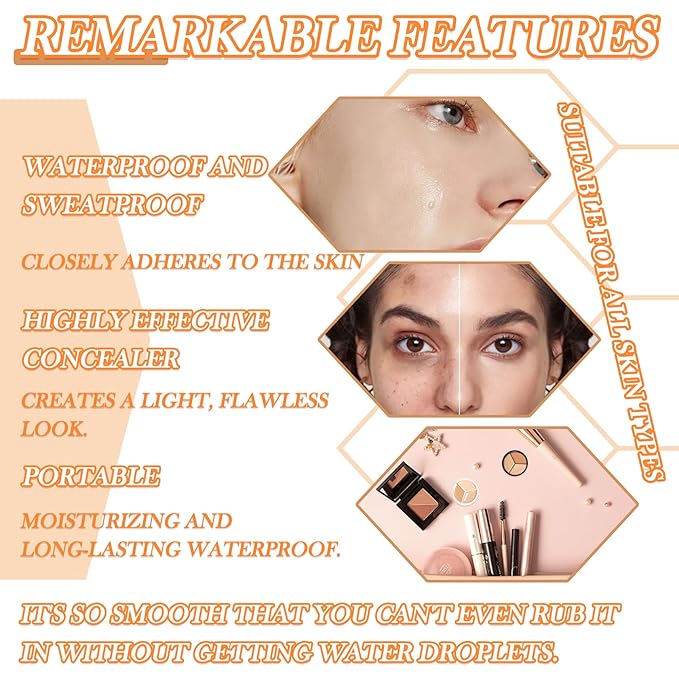 3 Colors Correcting Concealer Makeup Cream Contour Palette,Cream Makeup Palette,Contouring Foundation Highlighting Concealer Palette with Bursh,Professional Concealer Foundation Palette for Women-BrightBean Baby