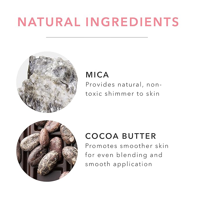 100% PURE Powder Blush (Fruit Pigmented), Mimosa, Soft Shimmery Finish, Nourishes Skin w/Rosehip Oil, Cocoa Butter, Natural Makeup (Light Coral) - 1.81 oz-BrightBean Baby