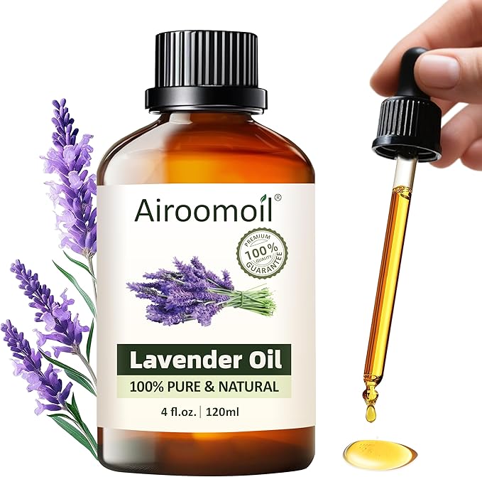 Premium Lavender Essential Oil for Relaxation DIY Diffusers Candles Nails Soaps Shampoo Scented Oil 4 Fl Oz-BrightBean Baby