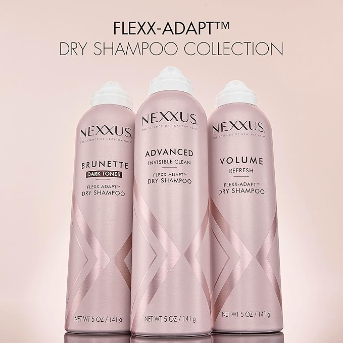 Nexxus Volume Refresh Dry Shampoo For Oil Control + Root-Lifting 72 Hour Freshness with FLEXX-ADAPT Technology 5 oz-BrightBean Baby