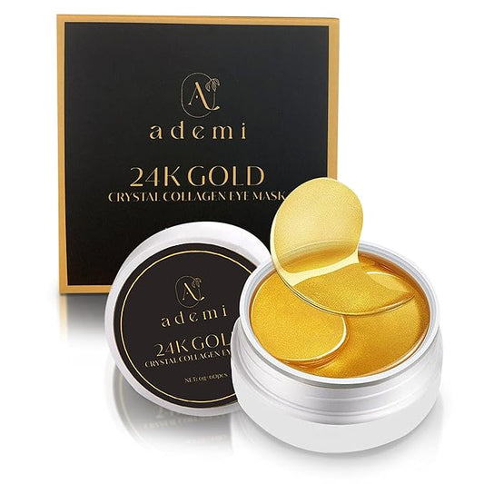 24k Gold Crystal Collagen Eye Mask-BrightBean Baby