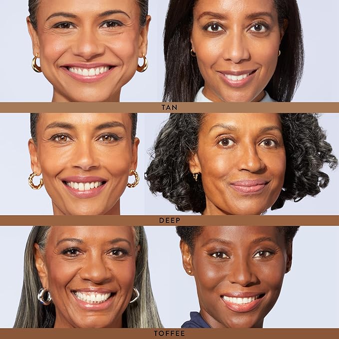 LAURA GELLER NEW YORK Baked Balance-n-Brighten Foundation with Kabuki Brush Makeup Set, Deep-BrightBean Baby